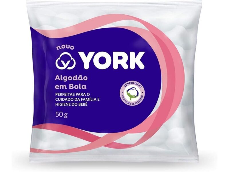 York Algodão Em Bola 50G Branco Unit
