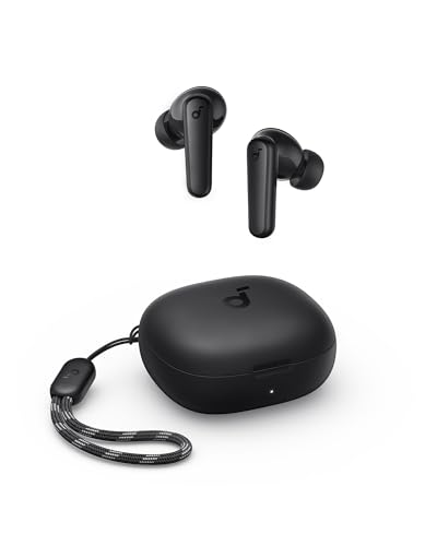 soundcore P20i da Anker, Fone de Ouvido Bluetooth 5.3, Graves Potentes, Drivers de 10mm, 30H de Reprodução, Resistência à Água, 2 Mics IA, Personalização de Som via App, Fone sem fio tws, Preto