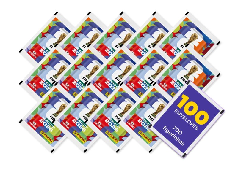 100 Envelopes (700 Figurinhas) Copa do Mundo 2026 – Oficial Panini