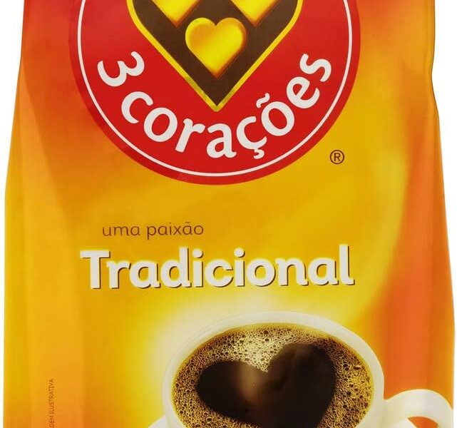 3 Corações Café Torrado E Moído Tradicional Pacote 500G