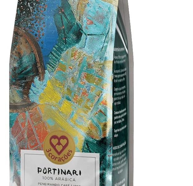 3 Corações Café Torrado e Moído Gourmet Portinari, Notas Frutadas, 250G