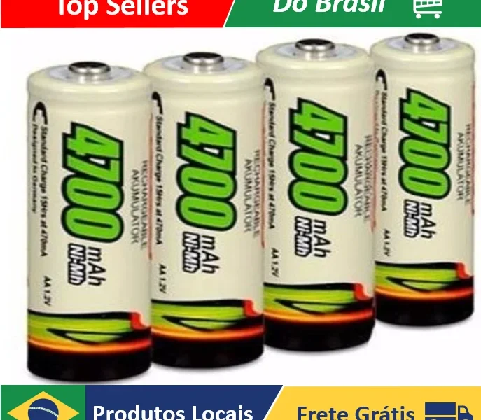 4 Pilha AA Recarregavel 4700mAh – Neverdie Store – AliExpress 44
