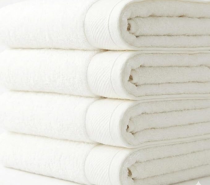 4 Toalhas De Banho Gigante Gramatura 500 G/m² Grossa Felpuda Eleganz (Branco)