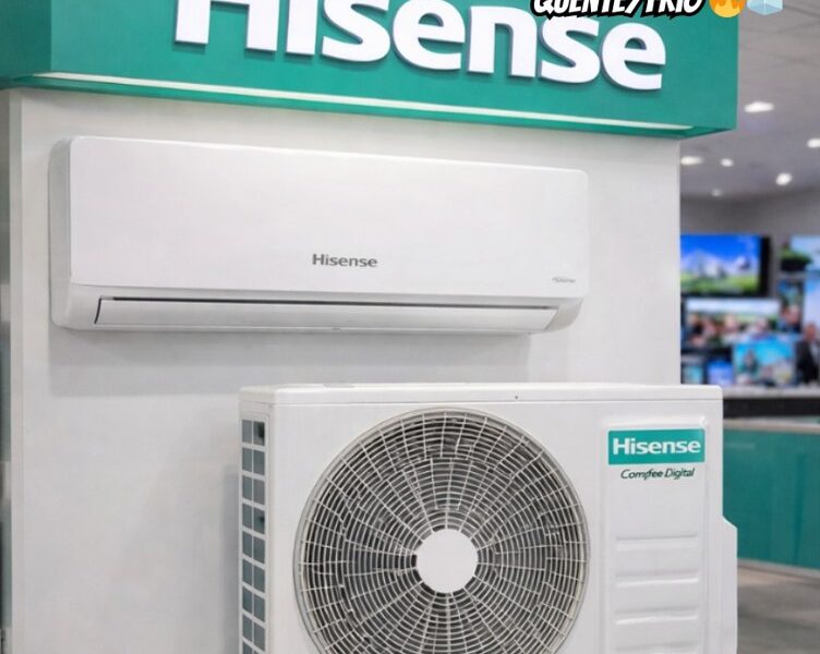 AR CONDICIONADO SPLIT INVERTER HISENSE R-32 HI-WALL 12.000 BTUS QUENTE E FRIO WI-FI 220V
