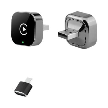 Adaptador Mini Wireless CarPlay Para Apple E Android, Plug And Play, Sem Necessidade De Bateria, – Pionray – Adaptador Wi-Fi –
