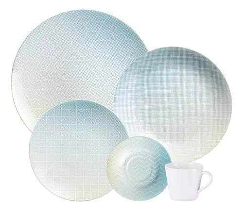 Aparelho De Jantar Polaris 20 Peças Decorada Tramontina