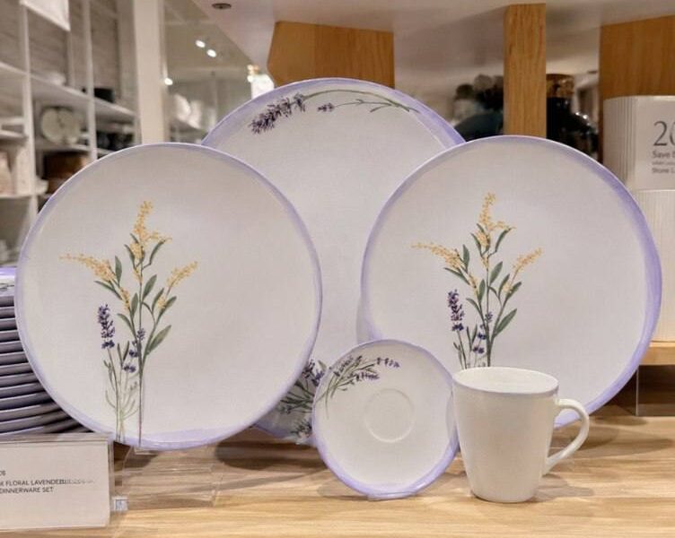 Aparelho De Jantar Tramontina Campestre Em Porcelana Flora