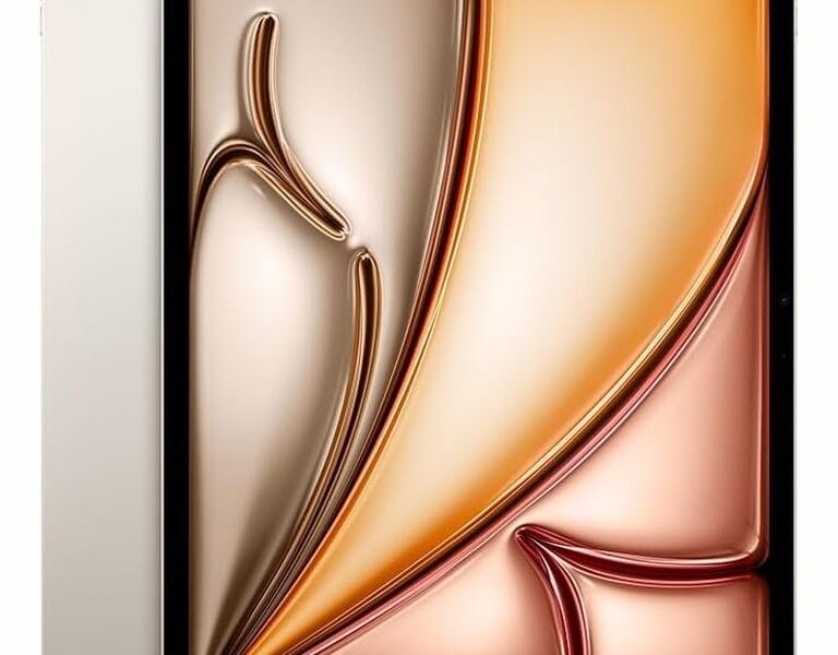Apple 2025 iPad Air de 13 polegadas (Wi-Fi + Cellular, 128 GB) – Luz das estrelas (M3)