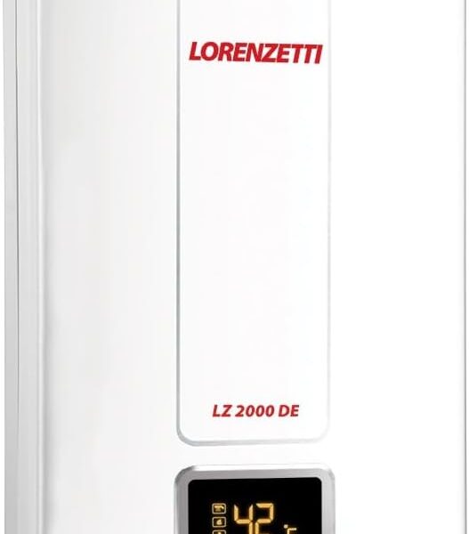 Aquecedor de Água a Gás LZ 2000 DE-B GN Digital 20L/Min, Branco, Lorenzetti