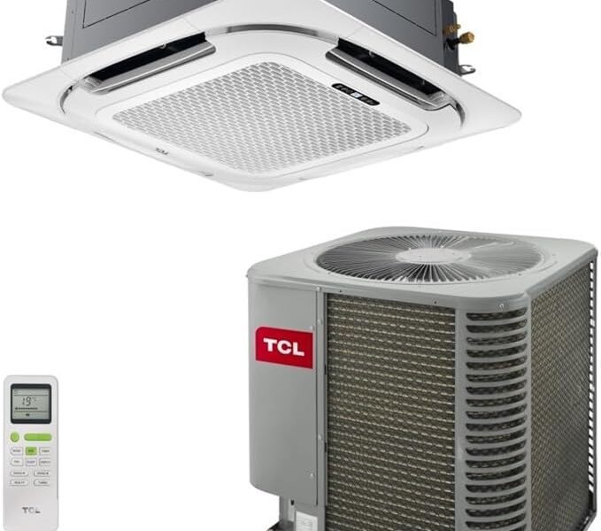 Ar-Condicionado Split Cassete 4 Vias Inverter TCL 36.000 BTUs Só Frio 220V Monofásico