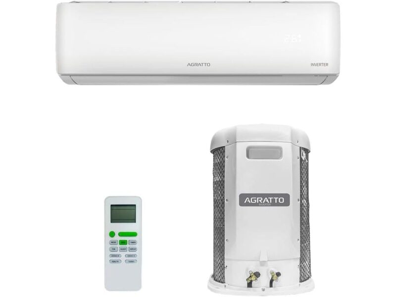 Ar Condicionado Split Hi Wall Agratto Liv Top Inverter 18.000 Btus Frio 220v R-32