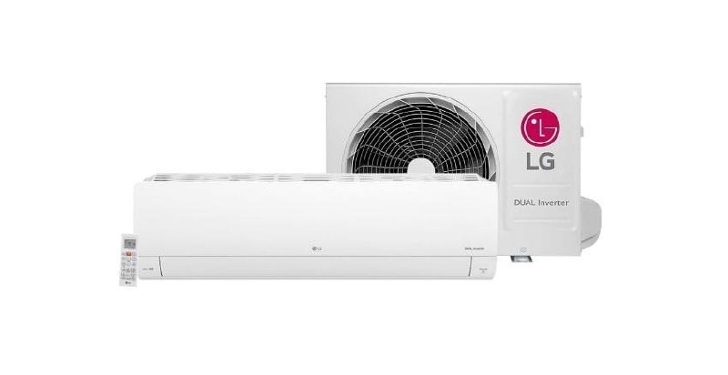 Ar Condicionado Split Inverter 12.000 Btus LG Dual Compact +IA Frio S3-Q12JAQAL – 220 Volts