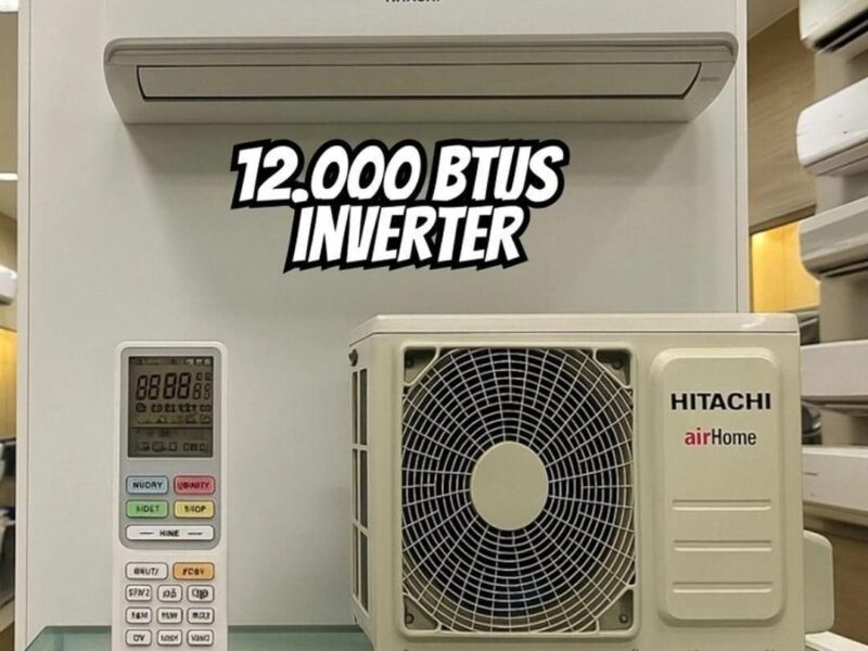 Ar Condicionado Split Inverter Hitachi 12000 BTU Frio R-32 Wi-Fi