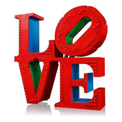 Art Love dia dos namorados Amor presente Love em Blocos De Montar com 791 peças