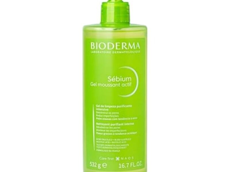 BIODERMA Gel de Limpeza Facial Sébium Gel Moussant Actif 500ml