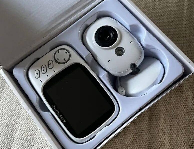 Baba Eletrônica Baby Monitor Vb603 Visão Noturna Dual Audio Cor Branco Estary Shop
