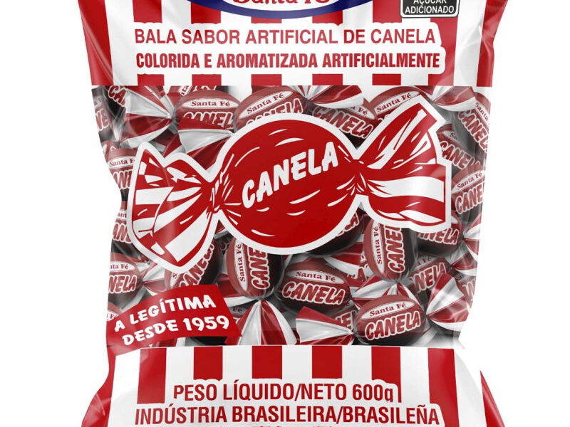 Bala Dura Canela Santa Fé 600g