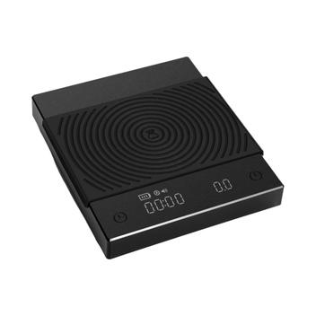 Balança De Café Black Mirror TIMEMORE Basic 2 Com Timer Automático 0,1g 2kg Balança De Cozinha – Balança de Precisão –