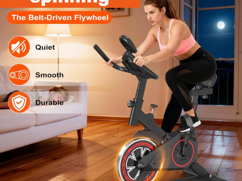 Bicicleta Spinning Ergométrica Para Exercícios Com Monitor Profissional Sport Suporta até 120kg