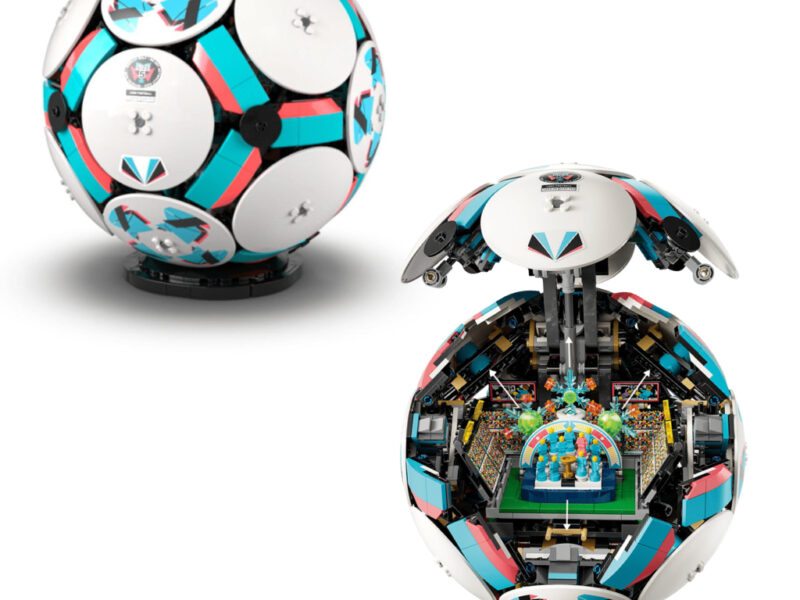 Blocos de Montar Bola de Futebol Copa do Mundo 1498 Peças Edição de Colecionador
