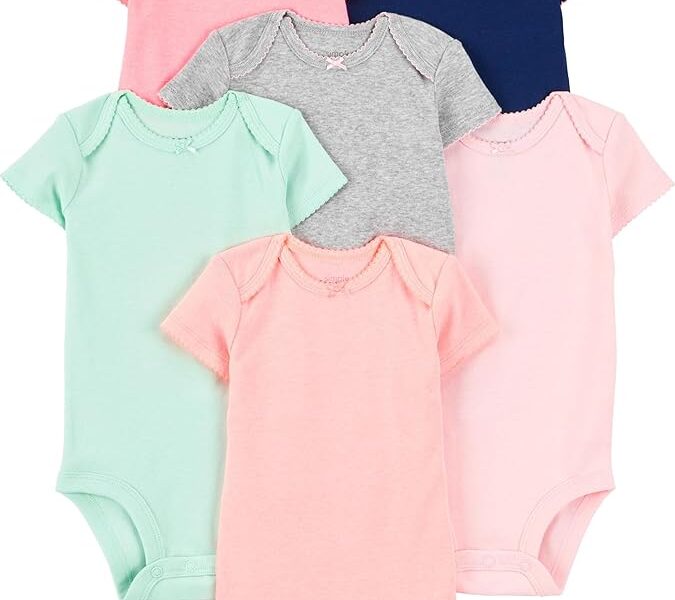 Body Pacote com 6 bodies sem mangas Simple Joys by Carter’sMeninas
