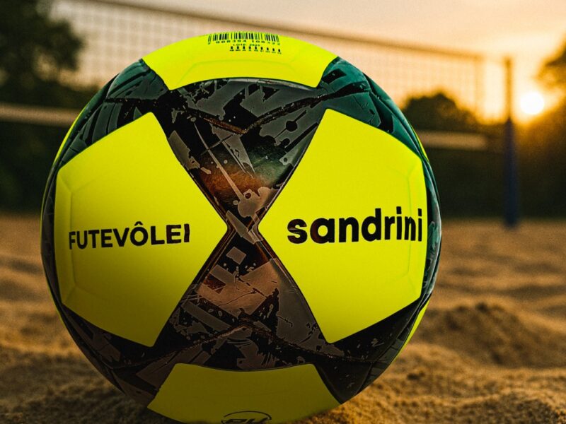 Bola de Futevôlei Oficial Breeze SR 310 Sandrini Profissional Original para Praia e Altinha