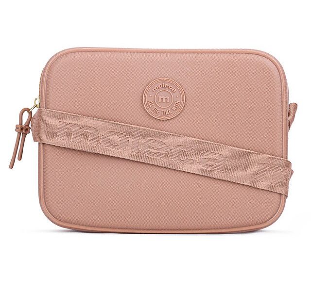 Bolsa Moleca Transversal Feminina Preto Leve Tira Colo