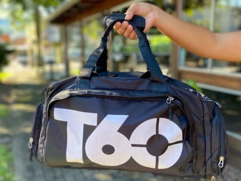 Bolsa T60 Academia Impermeável Compartimentos Fitness