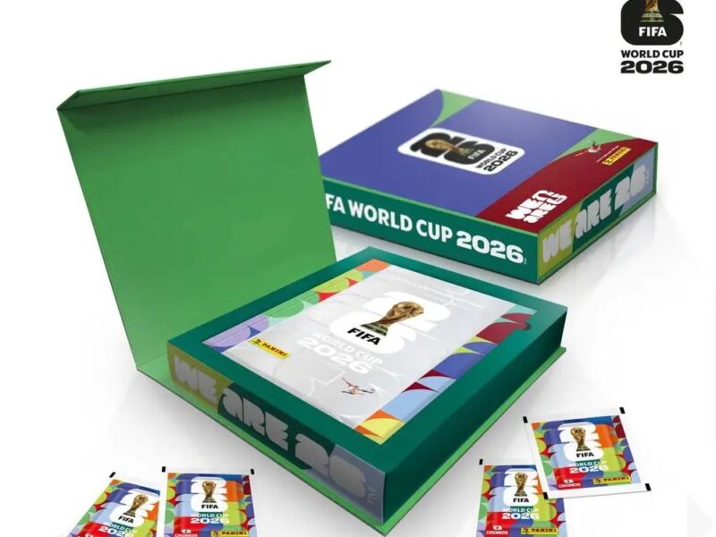Box Premium Álbum de Figurinhas Capa Dura Prata Copa do Mundo FIFA 2026 EUA com 50 Pacotes de Figurinhas Panini – AliExpress