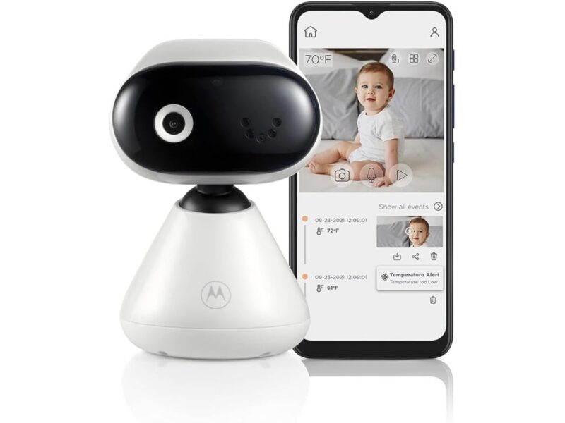 Câmera Babá Eletrônica Motorola HD Com Zoom e Wi-Fi PIP1000
