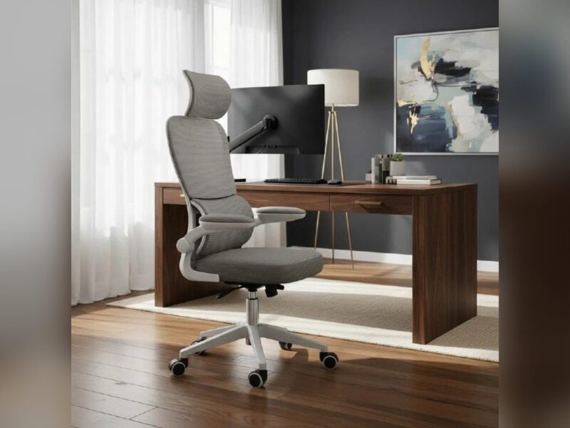 Cadeira Escritório Ergonômica G500: Suporte Lombar Ajustável