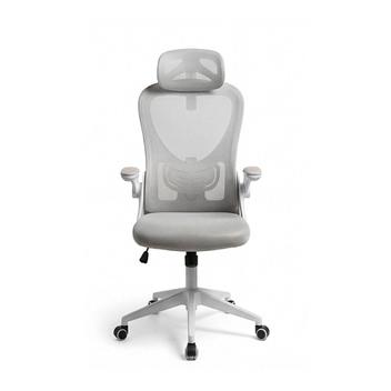 Cadeira de Escritório Husky Apta, Braço Retrátil, Até 120kg, Mesh Cinza, Reclínio 120º, Butterfly, Ajuste de Altura, Cinza – HCO700CZ – Cadeira de Escritório –