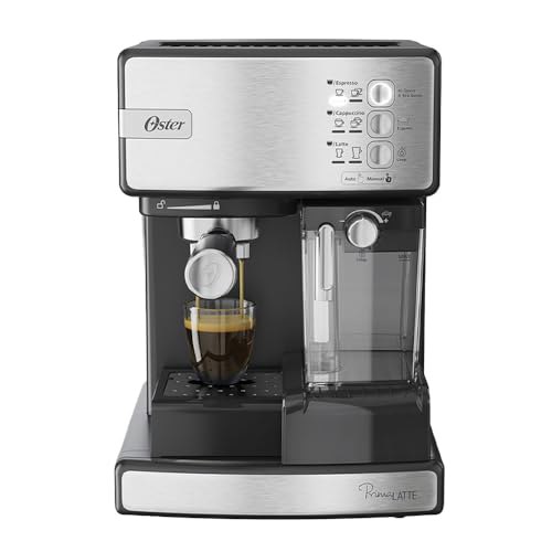 Cafeteira Espresso Oster Nova PrimaLatte Inox – 127V