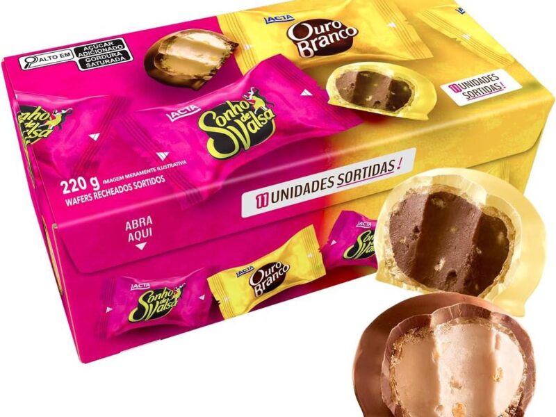 Caixa Sonho de Valsa e Ouro Branco Sortidos 220g
