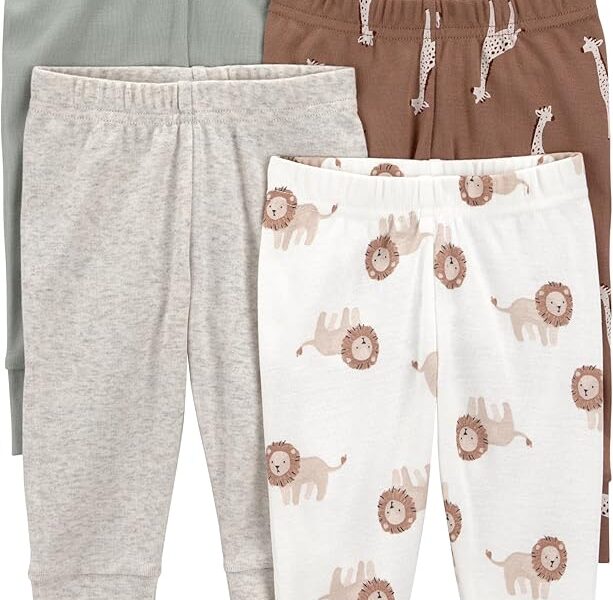 Calças 4-pack Neutral Pant Simple Joys by Carter’sbebê-unissex