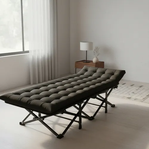 Cama Dobrável Portátil E Confortável Para Camping Ao Ar Livr