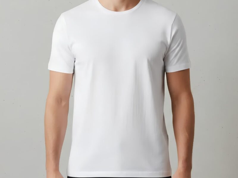 Camiseta Branca Unissex 100% Algodão Premium Camisa Básica