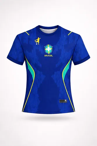 Camiseta Copa 2026 Esportiva Dryfit 100 Poliéster Brasileiro