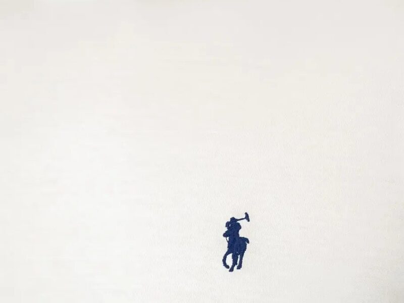 Camiseta Ralph Lauren Custom Fit Branca