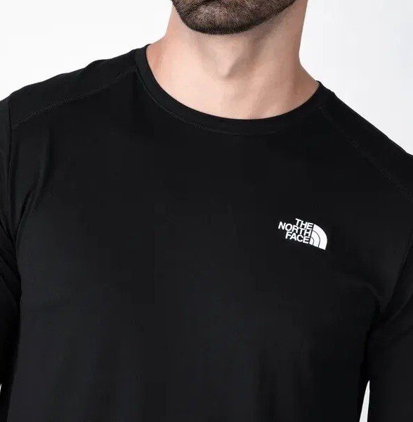 Camiseta The North Face Masc Hyper Tee Crew Manga L Original