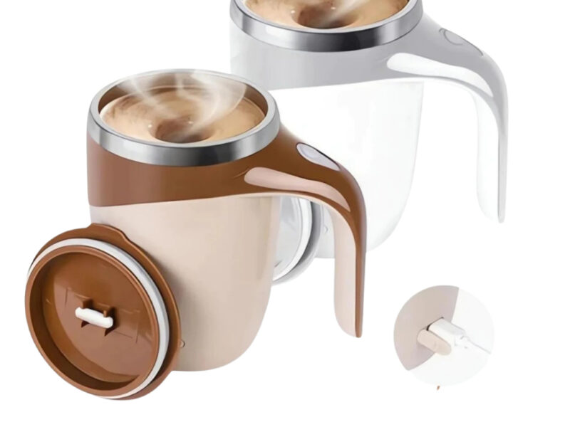Caneca Misturadora Automática Elétrica USB Bateria Recarregável Mixer Café 380ml