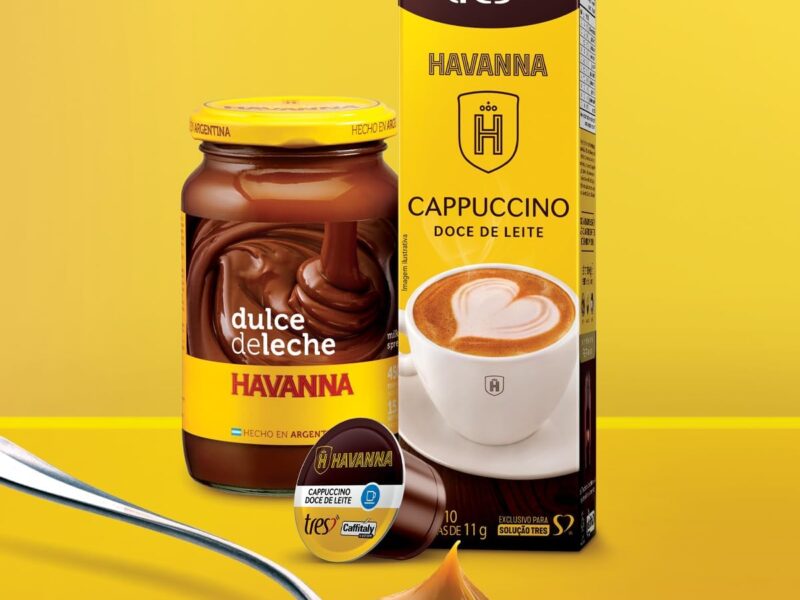 Capsula de Cappuccino Doce De Leite TRES 3 Corações 10 unid