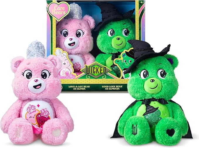 Care Bears – x Wicked 2-Pack – Love-a-Lot Bear as Glinda & Good Luck Bear as Elphaba
