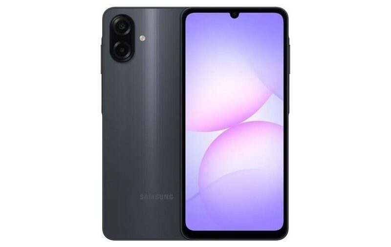 Celular Galaxy A07 Tela 6.7 128GB 4G 90Hz Câmera Dupla 50MP Preto Samsung
