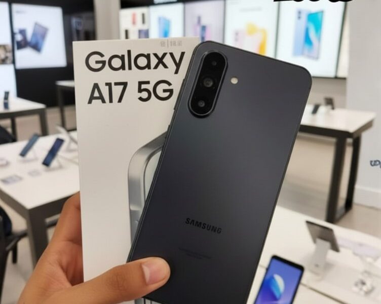 Celular Samsung Galaxy A17, 256GB, 8GB, 50MP Tela 6.7″, IP54 – Preto