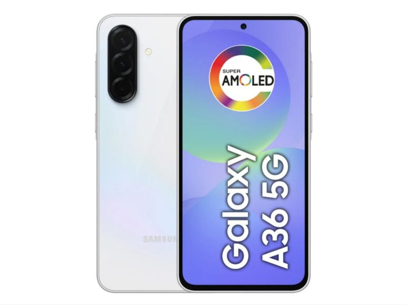 Celular Samsung Galaxy A36 5G 256GB, 8GB RAM, Recursos AI (Branco)