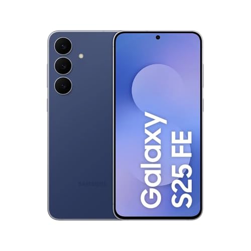 Celular Samsung Galaxy S25 FE 5G, 128GB, 8GB, Câmera Tripla – Azul Marinho