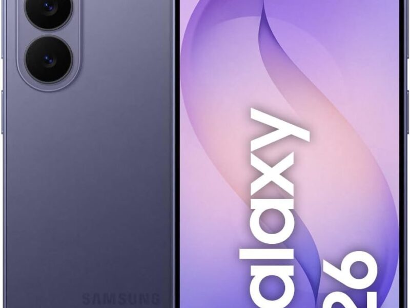 Celular Samsung Galaxy S26 5G, 256GB, 12GB RAM, Câmera Tripla de 50+12+10, Tela Grande de 6.3″ – Violeta na Amzn por R$ 3.599,00
