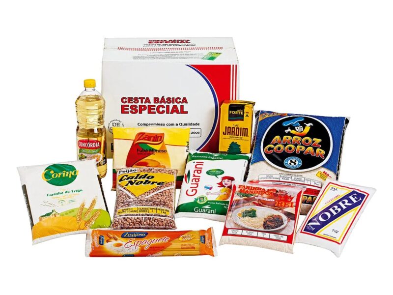 Cesta Básica Pequena Calvo Especial 10 Itens