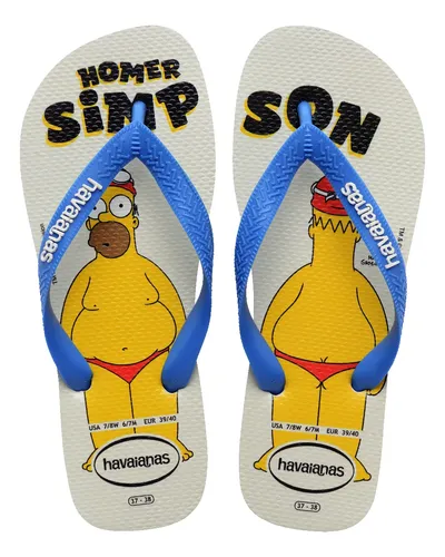 Chinelo Havaianas Top The Simpsons Masculino E Feminino